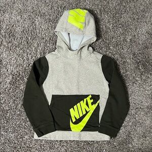Nike Hoodie with Neon Yellow Logo